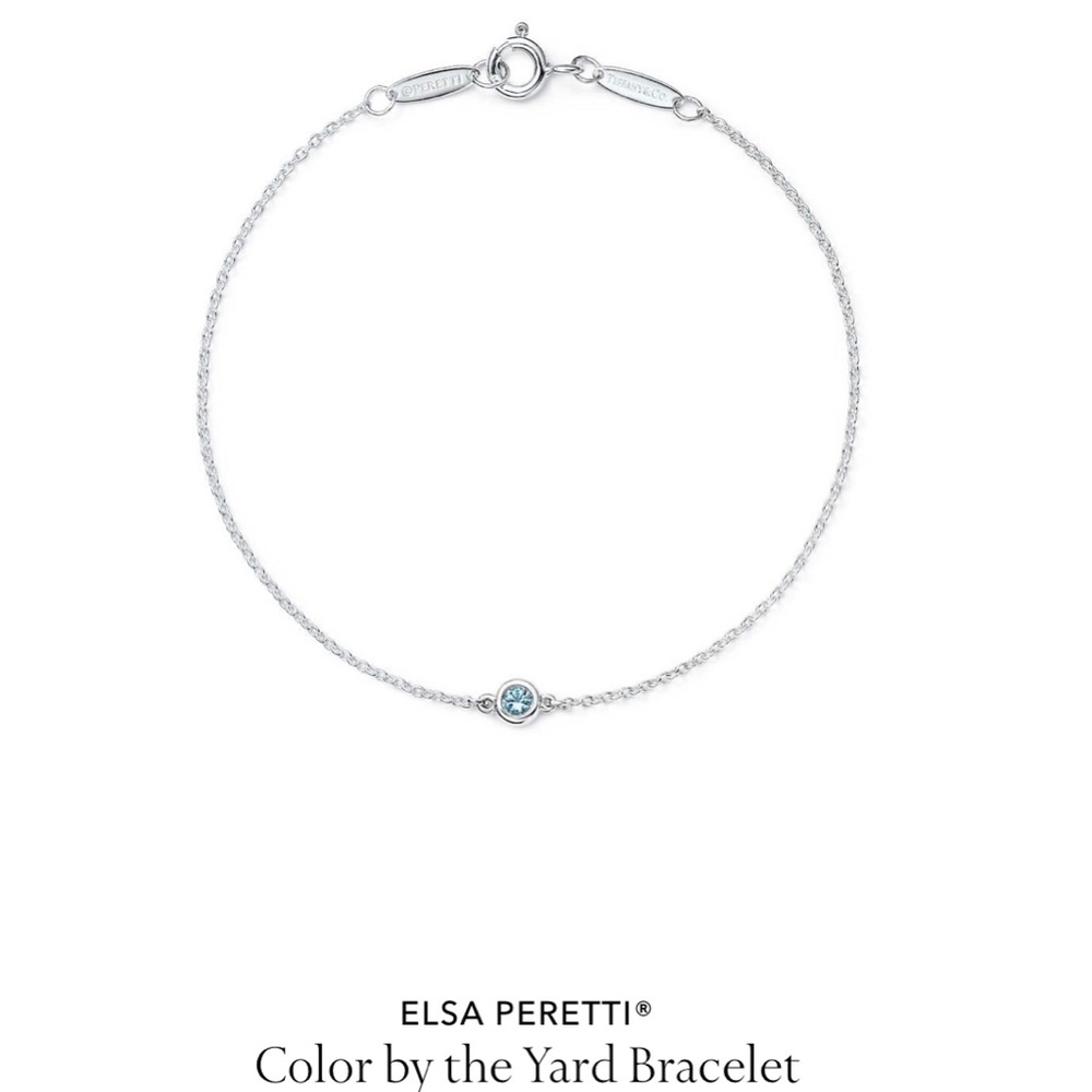 Tiffany and Co aquamarine bracelet